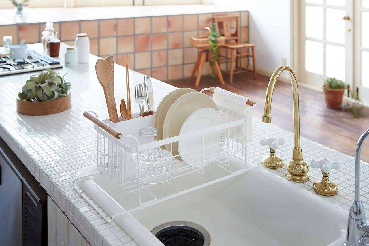 Tosca Over-the-Sink Dish Rack - White